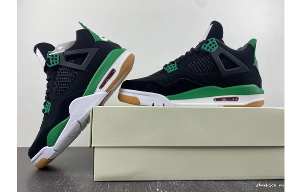 Black Jordan Retro DR5415-030 4 Green  DR5415-030   SB 0201